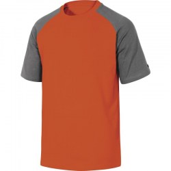 T-shirt GENOA - Delta plus GENOA γκρι-πορτοκαλί