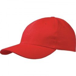 Καπέλο αμερικάνικο εξάφυλλο Β 2555 Κόκκινο