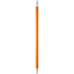 Μολύβι ξύλινο με σβήστρα Β 1327 πορτοκαλί