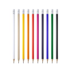 Μολύβι ξύλινο με σβήστρα (WH 2008) - 10 Χρώματα