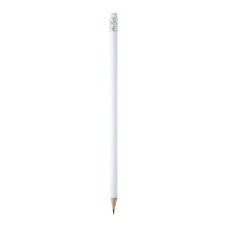 Μολύβι ξύλινο με σβήστρα (WH 2008) - Λευκό