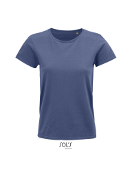 T-Shirt με οργανικό βαμβάκι (Crusader women 03581) ντενιμ