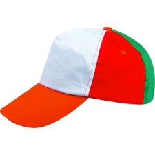 Καπέλο αμερικάνικο παιδικό πεντάφυλλο πολύχρωμο (B 2545)
