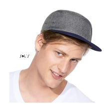 Πεντάφυλλο δίχρωμο καπέλο μελαντζέ (Ramsey 01662)