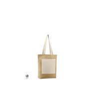 Τσάντα αγοράς 38 x 41 + 10εκ 100% Jute (Ubag Cordoba 4083)