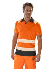 Work polo with reflective tapes R501X (Result 1600057)