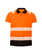 Work polo with reflective tapes R501X (Result 1600057)