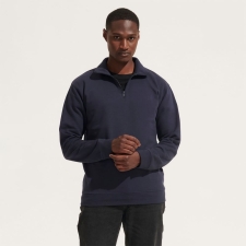 Unisex μπλούζα φούτερ με 1/4 φερμουάρ Conrad (SO 04234)