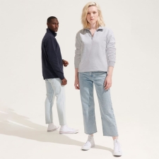Unisex μπλούζα φούτερ με 1/4 φερμουάρ Conrad (SO 04234)