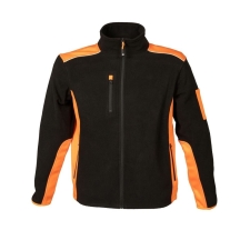 Ανδρική ζακέτα fleece δίχρωμη χωρίς κουκούλα Baktic (JRC 1700028)
