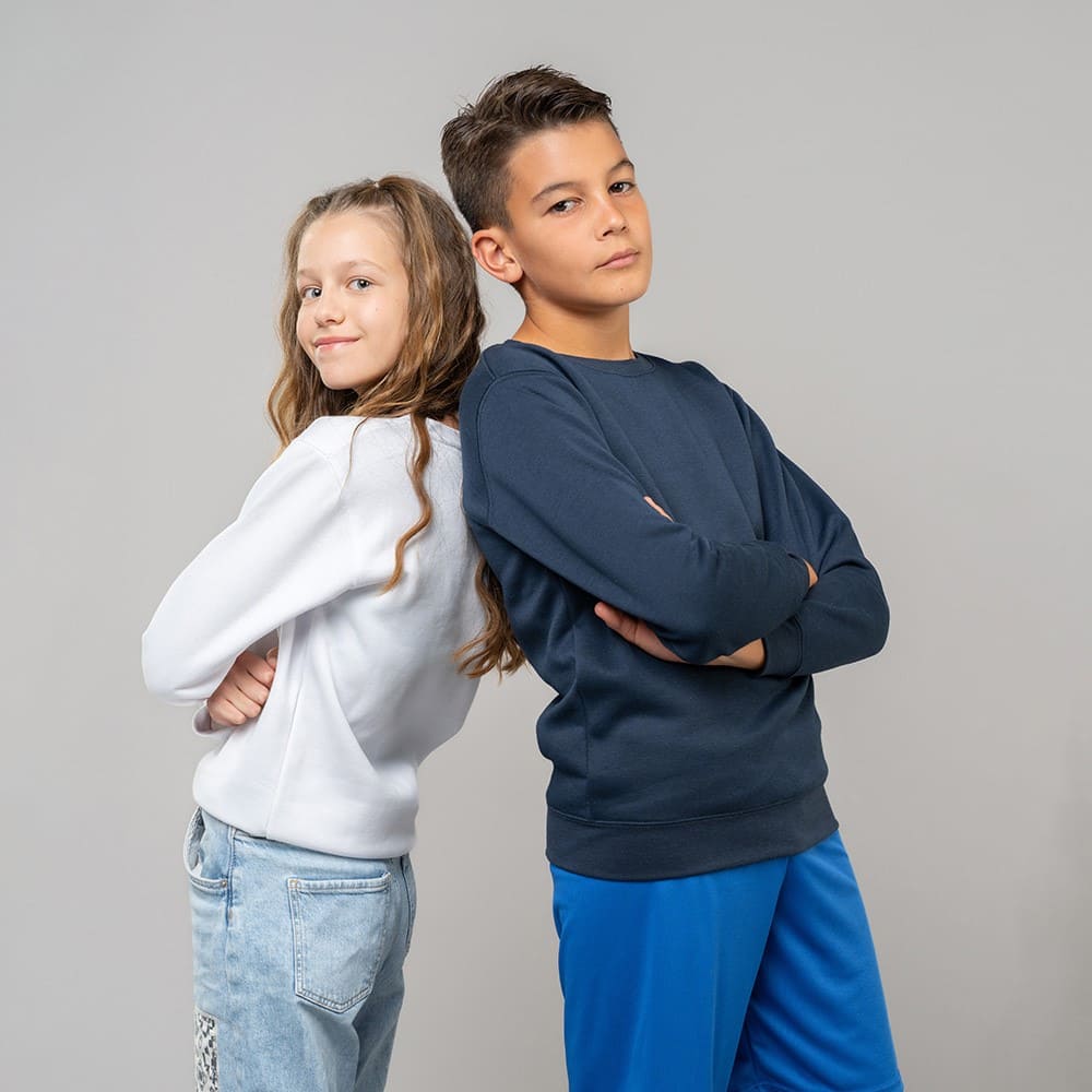 Μπλούζα Φούτερ Παιδική (Ghost Kids AB 00143) - Λευκό και Navy