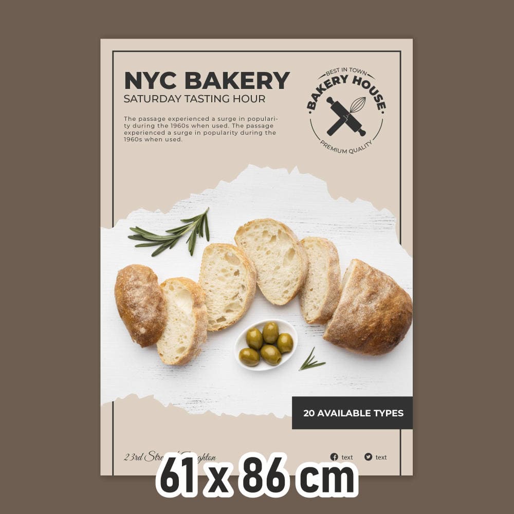 Αφίσες έγχρωμες Dublex 300gr. 61 Χ 86 DA 011 - Δείγμα