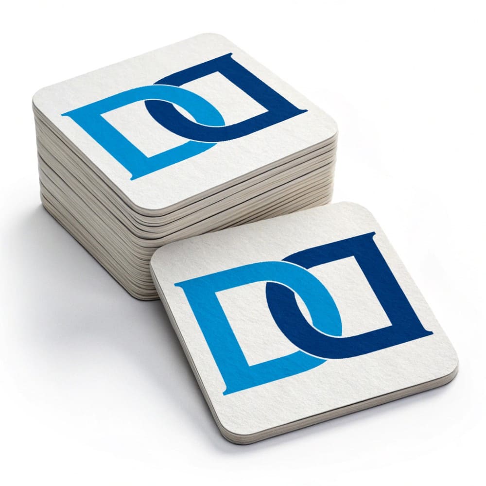 Σουβέρ έγχρωμο χάρτινο (DA  083) - Τετράγωνο - Διαφημιστικά Δώρα