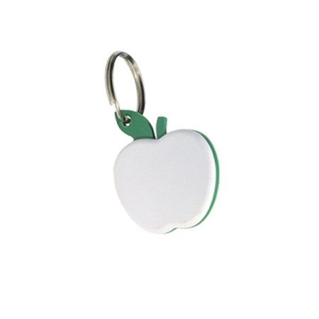 Μπρελόκ Μήλο B 1020 Λευκό-Πράσινο
