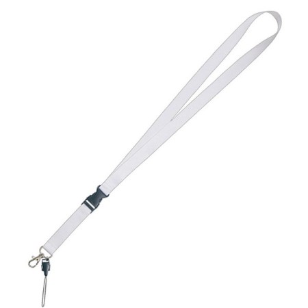 Κορδόνι λαιμού 8 χρωμάτων B 1800 Λευκό