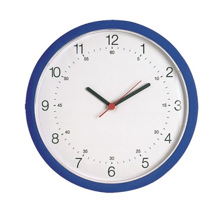 Ρολόι τοίχου στρόγγυλο  B 1940 Μπλέ ρουά