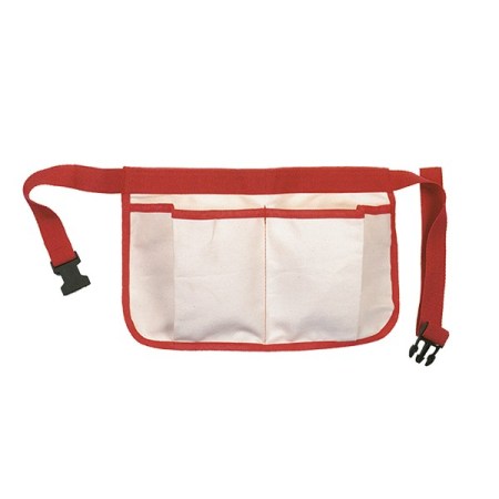 Ποδιά οικοδόμων - Β 2290 Μπέζ - Κόκκινο