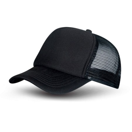 Καπέλο με δίχτυ B 2582 Μαύρο με μαύρο