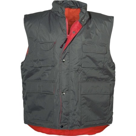 Αμάνικο μπουφάν οδηγών αδιάβροχο Β 2685 Γκρι