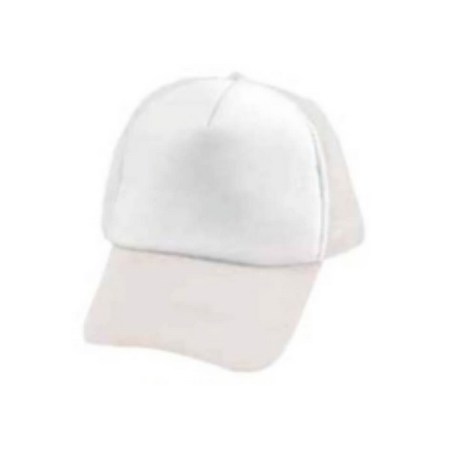 Καπέλο jockey 5φυλλο Μ 5263 white