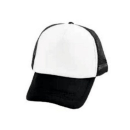 Καπέλο jockey 5φυλλο Μ 5263 white black