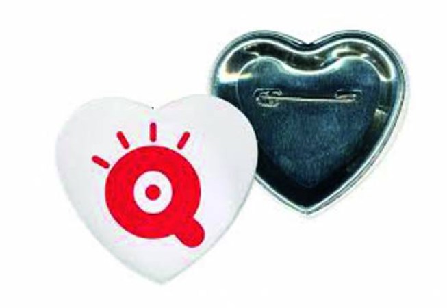 Μεταλλική κονκάρδα καρδιά (TK 629)