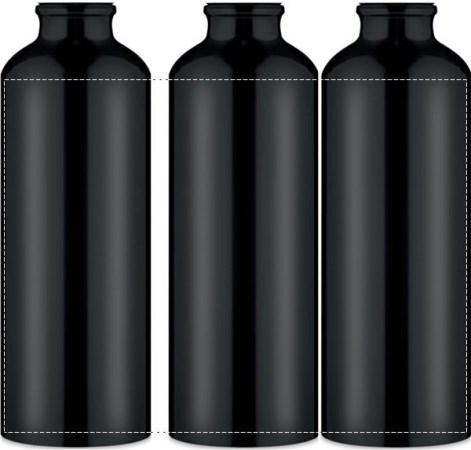 Αθλητικό μπουκάλι αλουμινίου BIG MOSS (OM 0539) χώρος εκτύπωσης (Ψηφιακό τύπωμα)