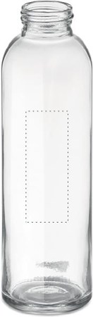 Γυάλινο μπουκάλι UTAH GLASS (OM 8539) χώρος εκτύπωσης (χάραξη)