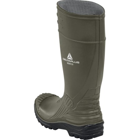 Mπότες ασφαλείας απο πολυβινυλοχλωρίδιο IRON S5 SRC χακί-μαύρο