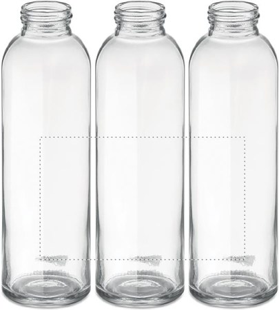 Γυάλινο μπουκάλι UTAH GLASS (OM 8539) χώρος εκτύπωσης (ψηφιακό περιστροφικό)