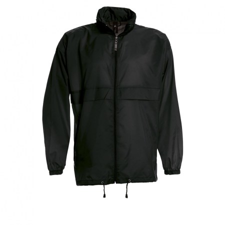 Αντιανεμικό μπουφάν (B&C JU800) μάυρο
