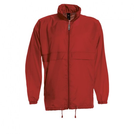 Αντιανεμικό μπουφάν (B&C JU800) κόκκινο
