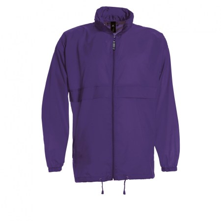 Αντιανεμικό μπουφάν (B&C JU800) μώβ