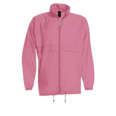 Αντιανεμικό μπουφάν (B&C JU800) ροζ
