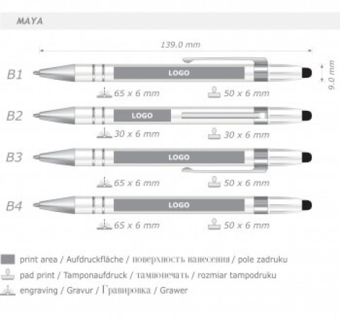 Στυλό MAYA - V-333 