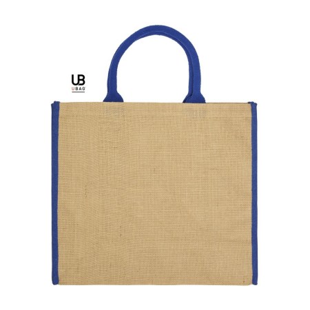 Τσάντα (Naxos) Natural Μπλε