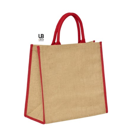 Τσάντα (Naxos) Natural Κόκκινο