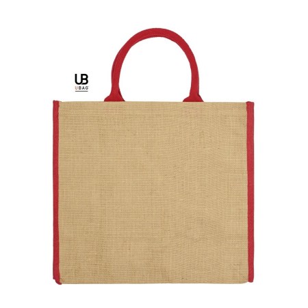 Τσάντα (Naxos) Natural Κόκκινο