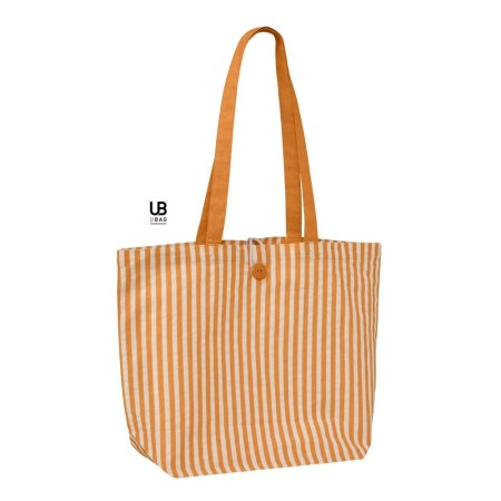 Τσάντα (Mykonos) Φυσικό - Πορτοκάλι