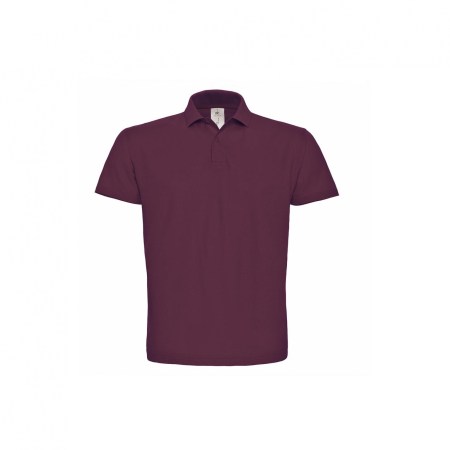 Aνδρικό polo (B&C PUI10) μπορντώ-wine