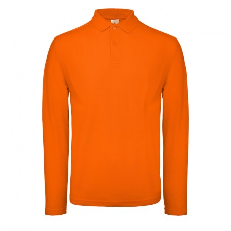  Aνδρικό polo  μακρυμάνικο (B&C PUI12) πορτοκαλί
