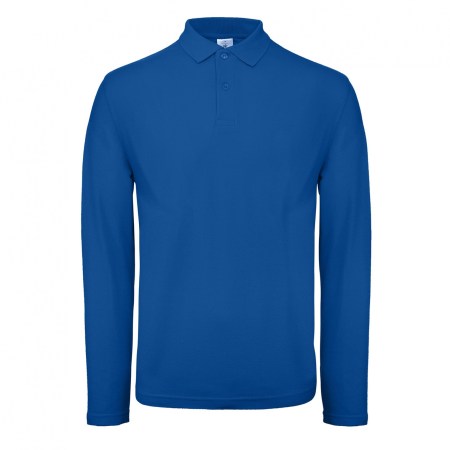  Aνδρικό polo  μακρυμάνικο (B&C PUI12) μπλέ
