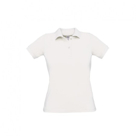 Γυναικείο polo (B&#38;C PW455) λευκό