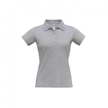 Γυναικείο polo (B&#38;C PW455) γκρί-heather grey