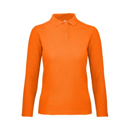  Γυναικείο polo μακρυμάνικο (B&C PWI13) πορτοκαλί