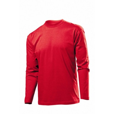 Μπλούζα ανδρική μακρυμάνικη B ST2500 Κόκκινο