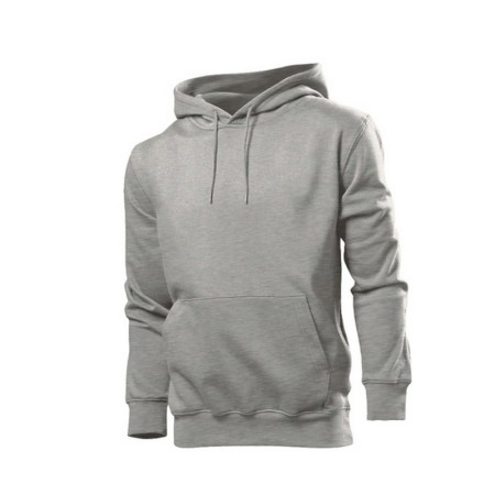 Φούτερ Hooded sweatshirt  B ST4100 Γκρι μελαντζέ