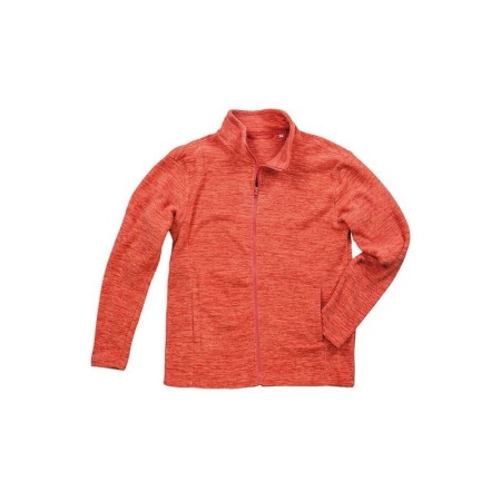 Ανδρική ζακέτα Φλις B ST 5060 Πορτοκαλί