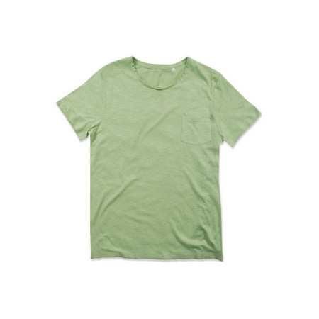 Ανδρική μπλούζα B ST9450 Ανοιχτό πράσινο