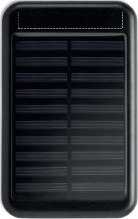   Power bank SOLARRFLAT (OM 5709) χώρος εκτύπωσης επάνω